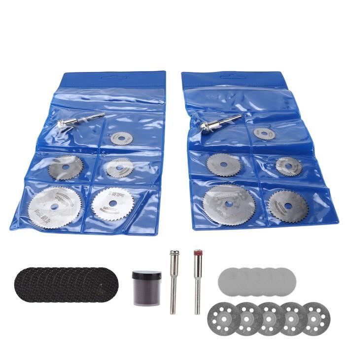 Disques De Coupe Métal SI FANG - 76mm X 1.2mm - Lot De 10 - Pour Meuleuse - Mandrin 6.35mm Inclus