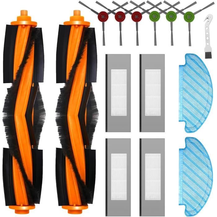Brosses Principales Pour Ecovacs Deebot - Lot De 2 - Compatible N8, T8, T9, N10+ Et Modèles OZMO