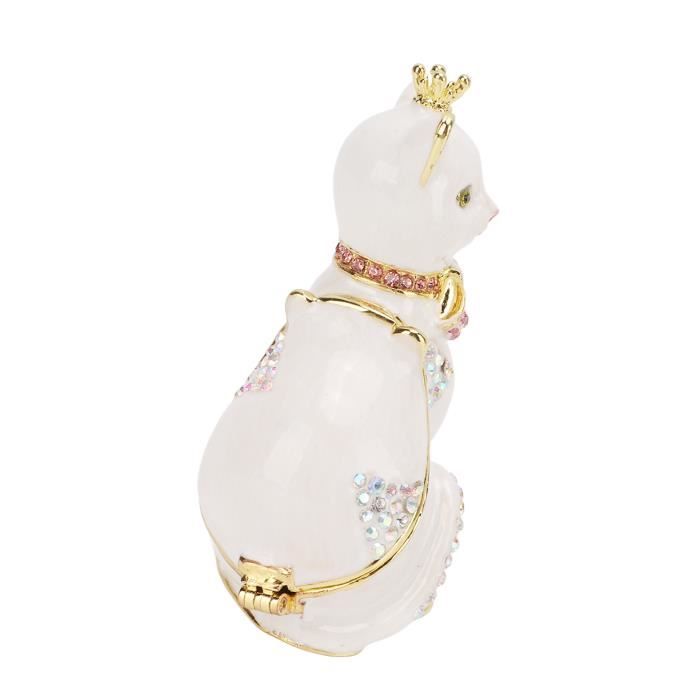 Boîte à Bibelot Licorne En Céramique - Format Biscuit Non Peint - 11,5 Cm