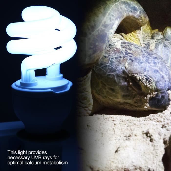 Meilleurs prix pour Ampoule UVB UVB5.0-10.0 Lampe Chauffante à Ampoule de Reptile pour Lézard Tortues 220-240v(10W) animalerie chauffage - SURENHAP