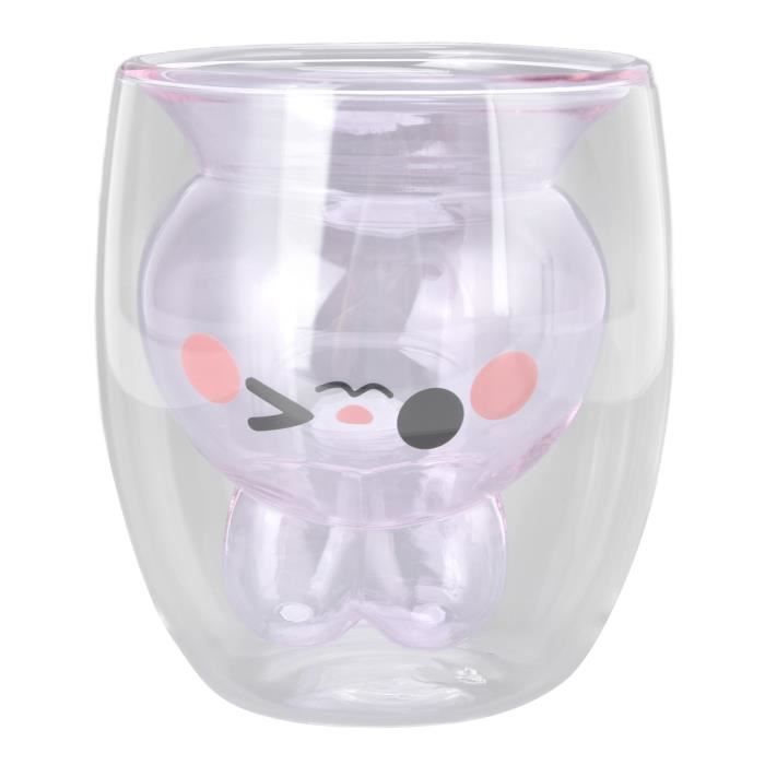 Ensemble De 2 Tasses En Verre à Double Paroi 350ml