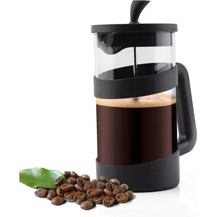 8 Tasses Capacité Cafetière à Piston MAISITOO 1000ml - French Press En Verre Résistant | Café Et Thé, Facile à Nettoyer Bodum Cafetiere Piston