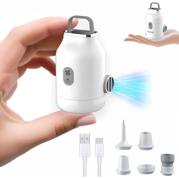 Pompe à Air Électrique Portable Airback - Compacte Avec Indicateur LED, Alimentation Par Piles