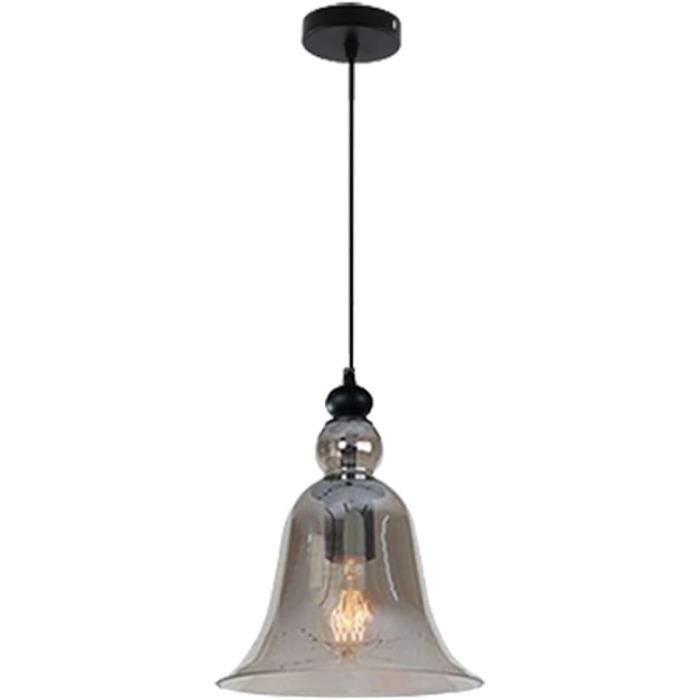 Abat-jour En Verre Scavo Laiteux Forme Cloche - 13,3 X 14 Cm, Pour Luminaire Ou Ventilateur De Plafond