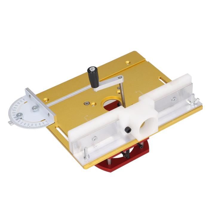 Kit De Levage Manuel Pour Défonceuse/Routeur - Plateau En Aluminium - Système De Réglage De Hauteur Précise - 200x240mm