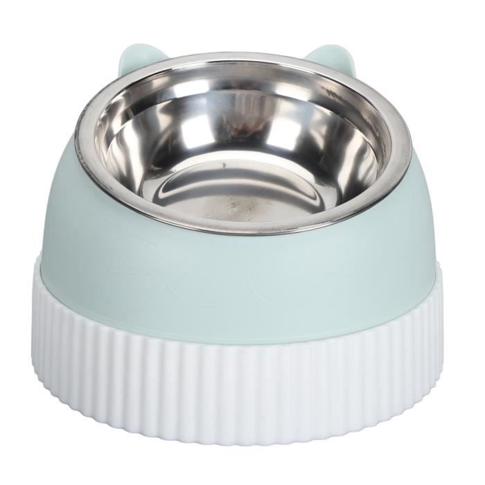 Comparer les prix de Gamelle pour chat - V GEBY - Inclinée 15° - Antidérapante - Double bols - Plastique PP