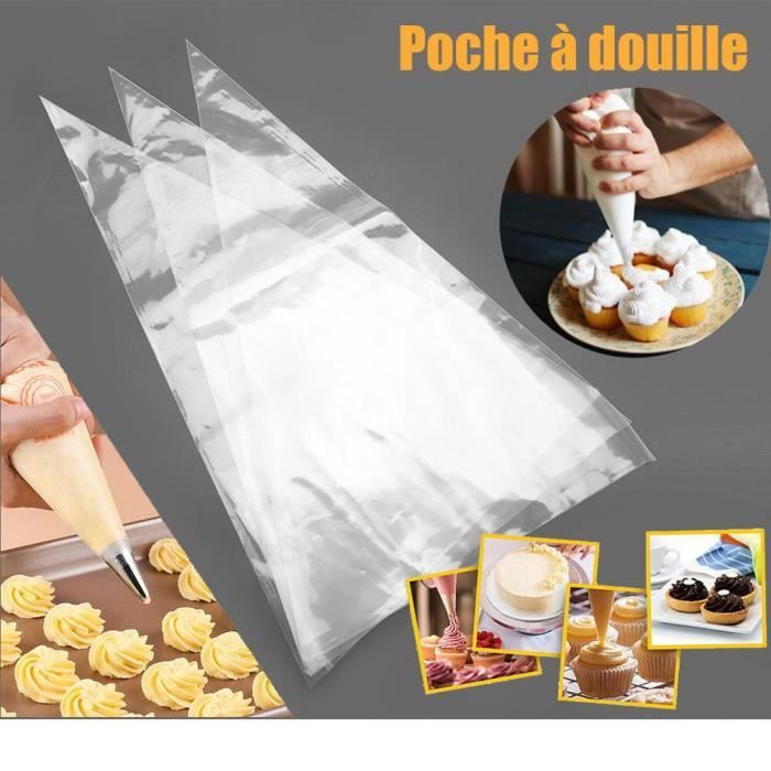 41pcs douille poche à douille pâtisserie kit décoration de gâteaux crème  diy réutilisable(32 douilles inox/2 poches àdouille silicon