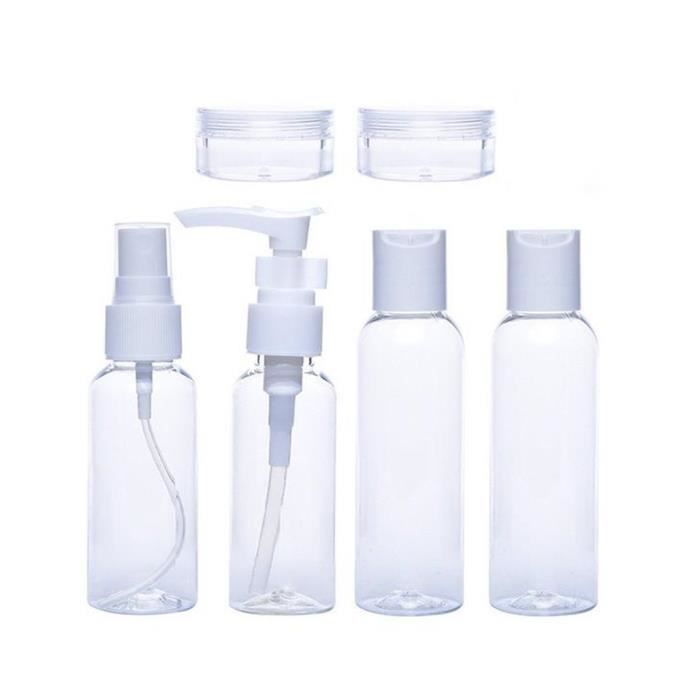 Lot de 5 flacons vides de voyage pour gloss /à l/èvres cils huile de croissance pour le bricolage cosm/étiques