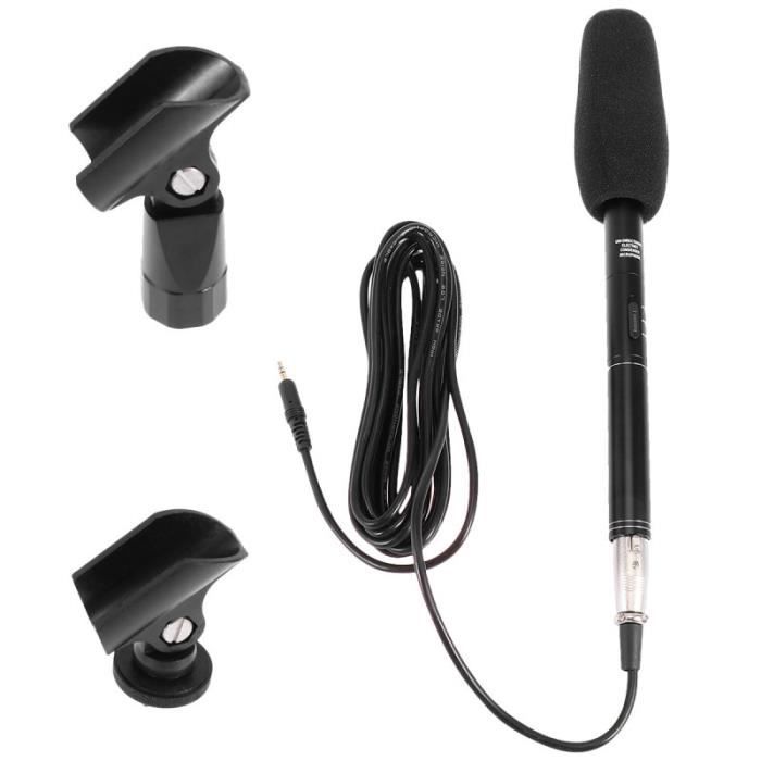 1 Set Interview Recording Mic Outdoor Phone Live Streaming Camera Microphone  for MICROPHONE EXTERNE - MICRO POUR CAMESCOPE - Cdiscount Appareil Photo