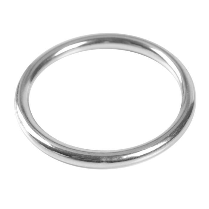 METALLIXITY Anneaux En Acier Inoxydable 304 (60mm OD 3mm Épais) 15pcs, Anneau Rond Soudé - Pour Accrocher Des Objets