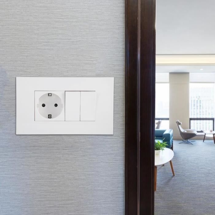 RHO-adaptateur mural (GB Plug)Adaptateur De Prise Murale à Une Seule ...