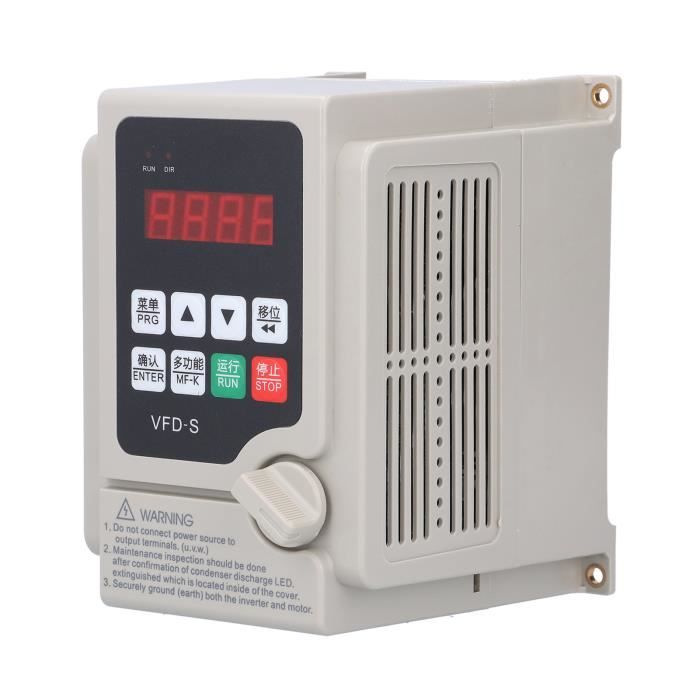 Jeffergarden Onduleur VFD, Convertisseur De Fréquence VFD Convertisseur De Fréquence Vecteur 0 Kw Ac380v Convertisseur Monophase A Triphase Controleur De Vitesse Vfd Convertisseur Vfd 72018468