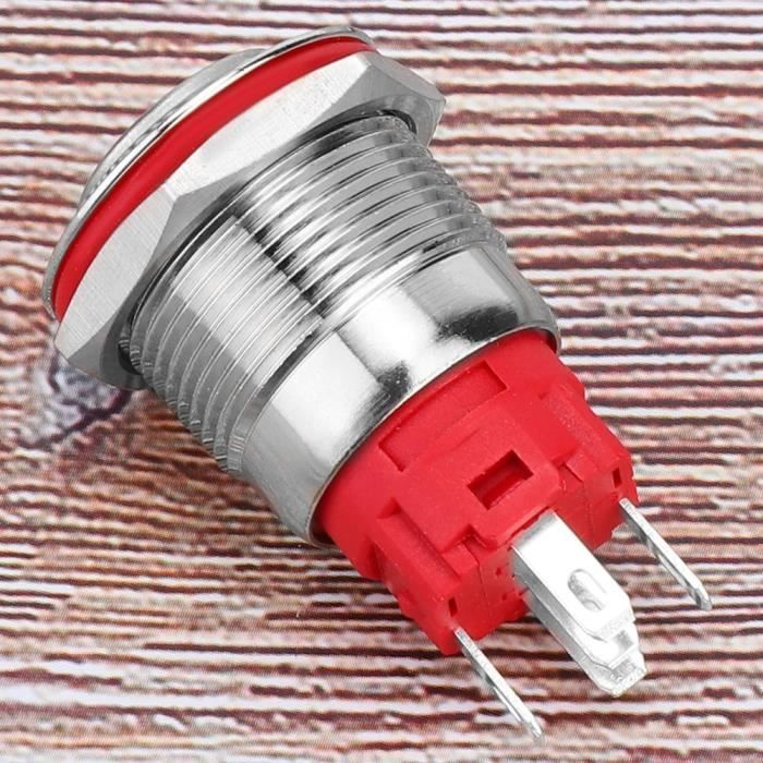 Interrupteur étanche Interrupteur à bouton-poussoir en métal DC9 ...