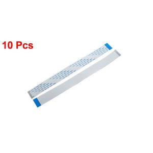 Nappe FPC - Câble Plat Blanc, 10cm, 4 Points, Inversé - Pour Connecteurs électroniques