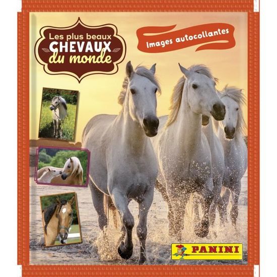 Acheter Panini CHEVAUX DU MONDE 2025 Blister 12 pochettes + 2 offertes ? Comparer chez