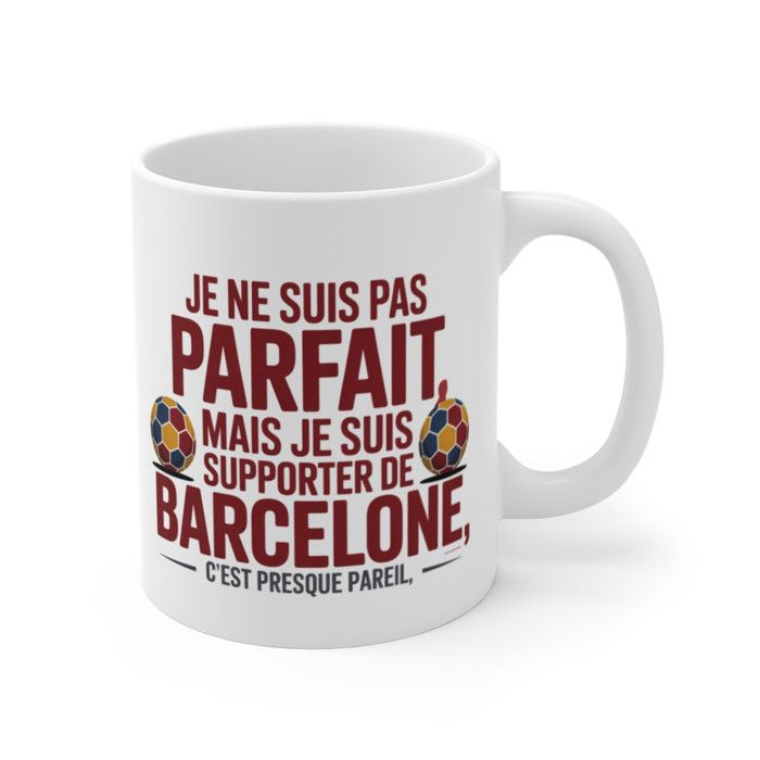 Tasse FC Barcelone Officielle 300ml - Idée Cadeau