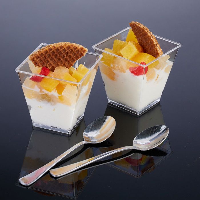 Gobelet Plastique Reutilisable 50 PCS 2oz/60 Ml Tasses Coupes Gobelets U00e0 Dessert Avec 50 Verrines En Verre Gobelet Plastique Reutilisable 50 PCS 2oz/60 Ml Tasses Coupes Gobelets U00e0 Dessert Avec 50 Verrines En Verre