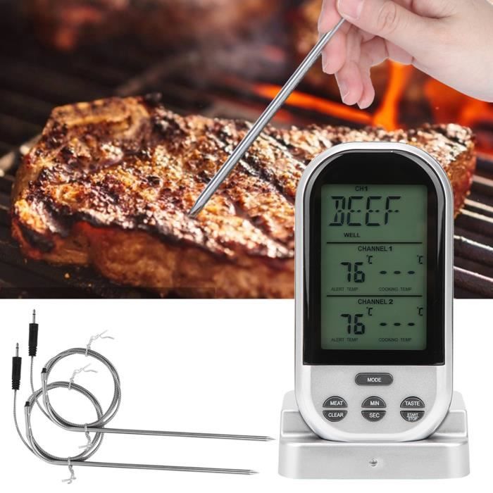 Alarme de température Thermomètre à viande multifonctionnel