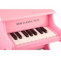 New Classic Toys Piano Rose Pour Débutants Avec Livre De Musique - Instrument Éducatif En Bois