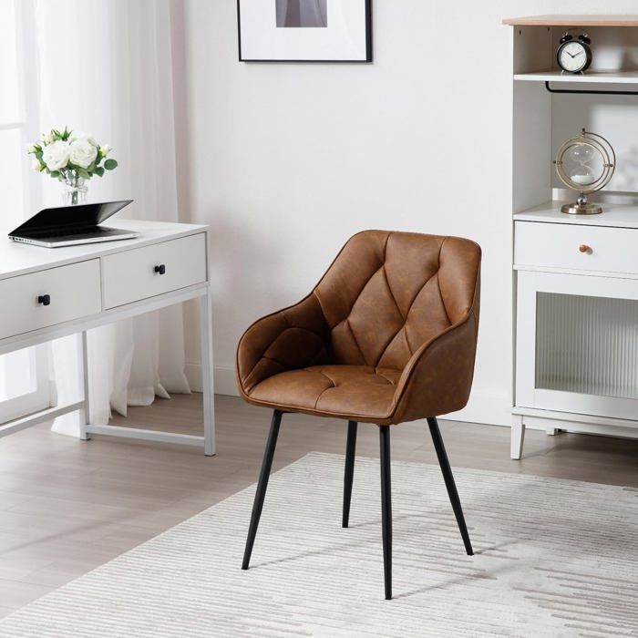 WOLTU Lot de 6 Chaises de Salle à Manger, Chaise de Cuisine en Velours