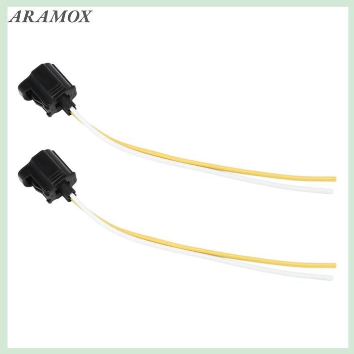 Lot De 2 Connecteurs De Capteur De Température Auto - 2 Broches Avec 4 Bornes - N° Pièce 211PC022S0149