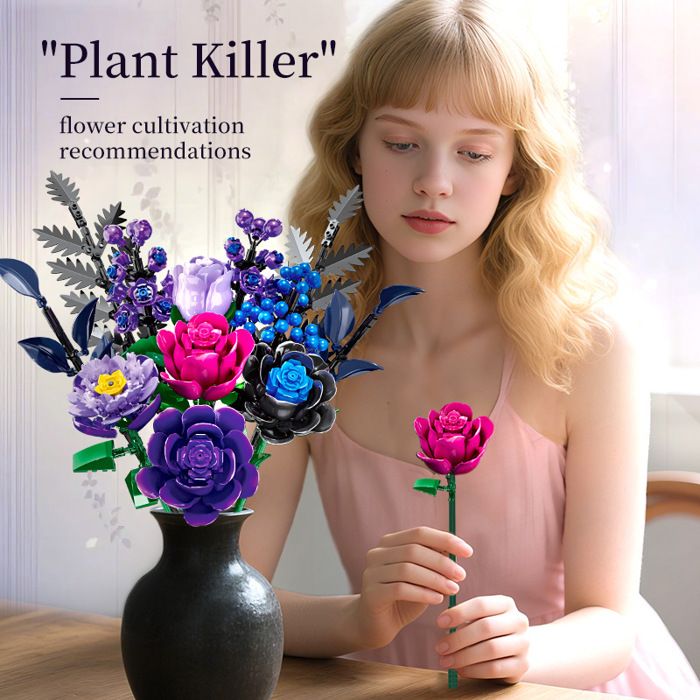 Jeu De Construction Bouquet De Fleurs En Boîte – DIY Déco Adultes Et Enfants