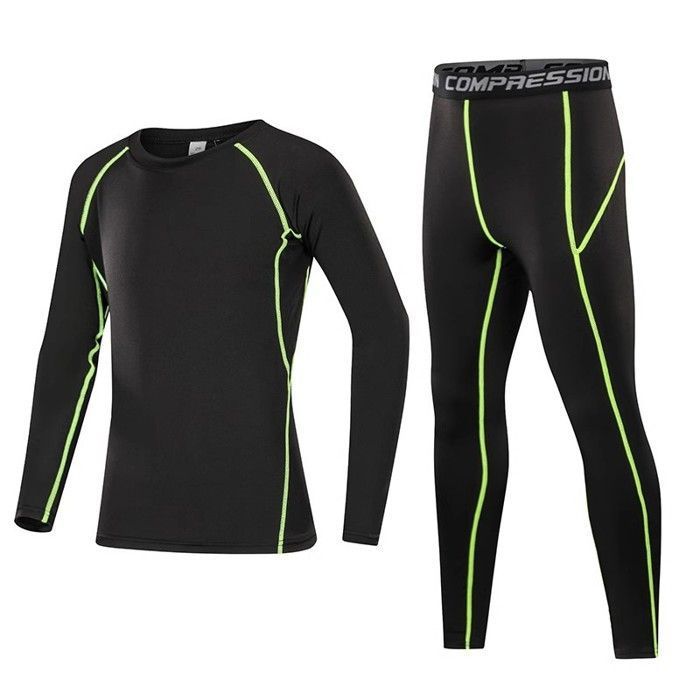 Collant De Compression Garçon DSG Noir XL - Pleine Longueur, Base Layer NEUF