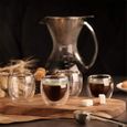 Café,Tasse en verre à Double paroi,1-4-6 pièces,Mini tasse à thé transparente et résistante faite à la main,café - Type 1PCS 250ml-3