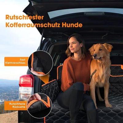 FLYZCKJ Housse De Coffre Pour Chien Avec Rabat De Protection Pour Pare-chocs, Surdimensionnée 135 X