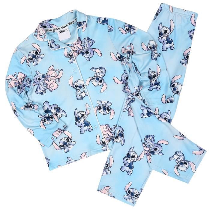 Pyjama boutonné pour enfants Disney Lilo et Stitch Bleu Marque