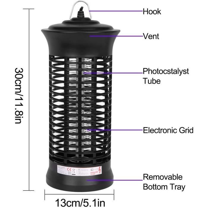 Lampe Anti Moustique, Piege A Moustique Intérieur Électrique Anti