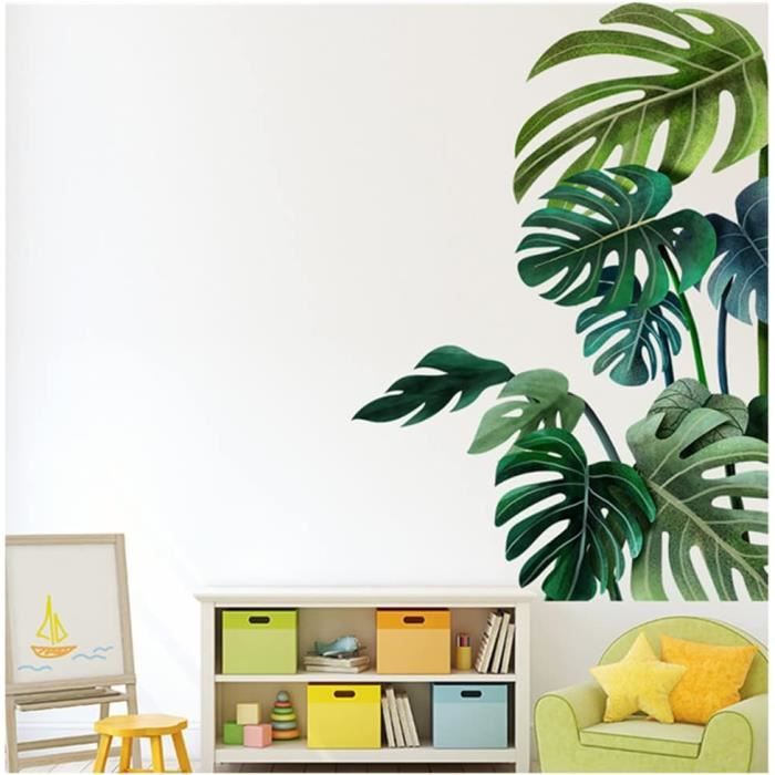 Autocollants stickers plantes vertes