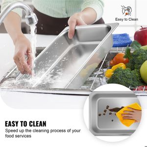 Bac Alimentaire Inox 316 Avec Couvercle – 5900 Ml – Compatible Four, Micro-ondes, Congélation – 2 Sacs Silicone - 6