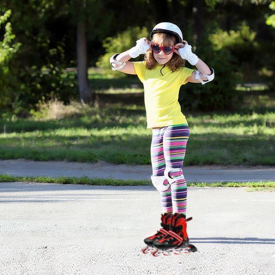 Marcent Patins à roues alignées réglables pour enfants, patins à Marcent Patins à roues alignées réglables pour enfants, patins à