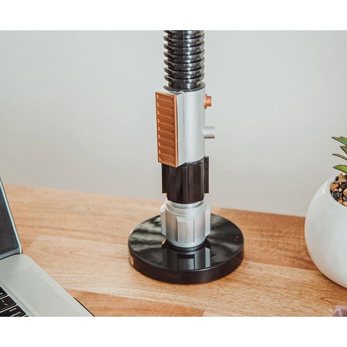 Lampe De Bureau Sabre Laser Star Wars Luke Skywalker - USB, LED Verte, 60 Cm, Licence Officielle