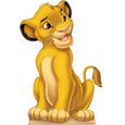 Figurine en carton taille réelle Le Roi Lion Simba - Disney - Simba - Hauteur 95 cm - Décoration intérieure-0