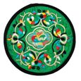 Luxe Lin Pure Couleur napperon avec broderie et dentelle 30 x 45cm//12/" X 18/"