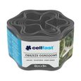 Bordure de jardin Cellfast - Séparateur de pelouse en cellulose - 10cm 9m - Gris - Accessoire de jardinage-0