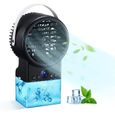 Mini Climatiseur Portable Refroidisseur D'air Silencieux 4H Timer Ventilateur Climatiseur 3 Vitesses pour Maison Bureau