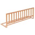 Barrière de lit en bois IB STYLE® PINO - 120 cm nature - Protection antichute pour bébé-0