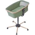 MAXI COSI Transat ALBA tout-en-un, berceau, évolutif, chaise haute (kit vendu séparément), Green, de la naissance à 3 ans-0