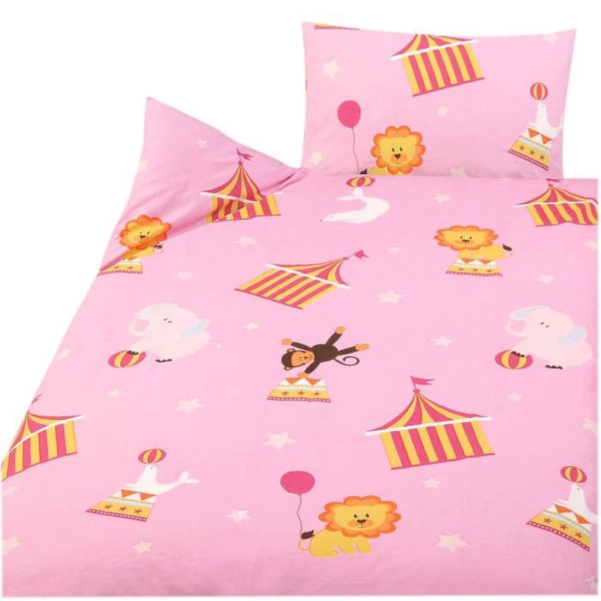 Ensemble parure du literie b/éb/é enfant de 2 pi/èces linge set coton 135x100 cm /& 60x40 cm