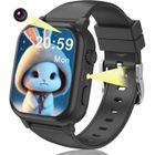 HICAS Montre Connectée Enfant - Enfants Smartwatch avec LBS Localisateur, SOS, Appel, Lampe, Appareil Photo, Alarme