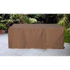 HB COLLECTION Housse pour table de jardin rectangulaire 212x132cm marron confort