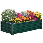 Outsunny - Jardinière - Acier - 120x60x30.5cm - Vert