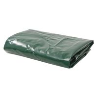 Bache polyvalente et resistante 3 x 5 m drap de camping protection jardin couverture remorque vert
