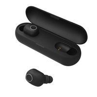 Ecouteurs sans fil Q1 TWS Bluetooth 5.0 avec micro - Noir