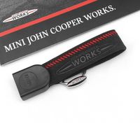 Décoration Véhicule,Etui clés style voiture protecteur daim porte clés pour Mini Cooper One S JCW F57 F56 F55 F54 F60 - Type JCW 2