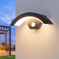 Applique Murale LED Extérieur avec Détecteur de Mouvement, 24W Moderne Éclairage Mural Extérieur IP65 Etanche, Lampe Murale Exterieu