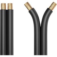 PureLink SP052-050 Câble d'enceinte 2x1,5 mm 99,9% de cuivre OFC,fil toronné de 0,20 mm,50 m,Noir